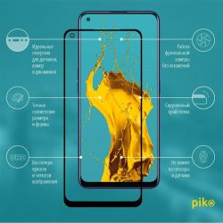   Piko  Samsung Galaxy A02s SM-A025 Black Full Glue, 0.3mm, 2.5D (1283126509469) -  2
