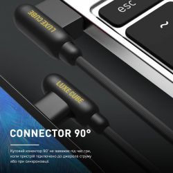 Кабель Luxe Cube Game USB-microUSB, 1м, чорний (8886668686143) - Картинка 3