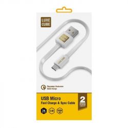  Luxe Cube Flat USB-microUSB, 1,  (2231252967010) -  1
