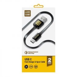  Luxe Cube Flat USB-USB Type C, 1,  (8886668688895) -  2