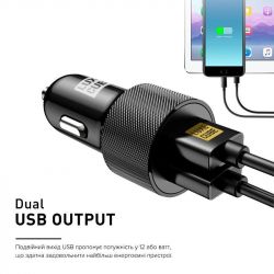 ������������� �������� ���������� Luxe Cube 2USB 17W Black (8886668698498) - �������� 2