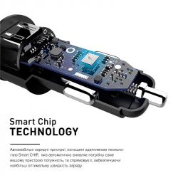 ������������� �������� ���������� Luxe Cube 2USB 17W Black (8886668698498) - �������� 3