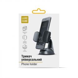 Тримач автомобільний Luxe Cube Універсальний Black (8886668686211) - Картинка 2