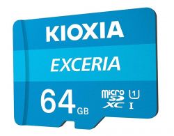   MicroSDXC   64GB UHS-I Class 10 Kioxia Exceria R100MB/s (LMEX1L064GG2) + SD- -  2