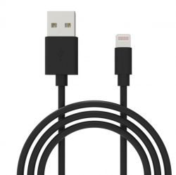 Кабель Grand-X USB-Lightning, 1м, Cu, 2,1A, Black (PL01B) - Картинка 3