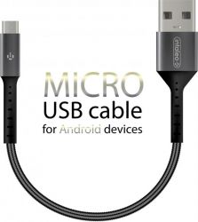  Intaleo CB0 USB-microUSB 0.2 Black/Grey (1283126495632) -  2