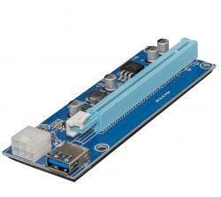  PCI-E, x1=>x16, 6pin, SATA, USB 3.0 AM-AM 0,6  (RZR6PIN) -  2