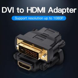  Vention HDMI - DVI (M/F), Black (ECDB0) -  6