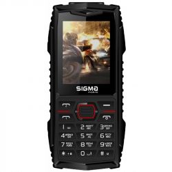   Sigma mobile X-treme AZ68, Black/Red, 2 Sim, 2.4" (240x320) QVGA, microSD (max 32Gb), Cam 0,3Mp, no GPS, no Wi-Fi, BT, FM, MP3, Li-Ion 1700mAh -  1