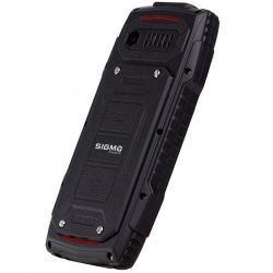   Sigma mobile X-treme AZ68, Black/Red, 2 Sim, 2.4" (240x320) QVGA, microSD (max 32Gb), Cam 0,3Mp, no GPS, no Wi-Fi, BT, FM, MP3, Li-Ion 1700mAh -  4