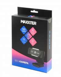   - Maxxter WC-FHD-AF-01 Black, 1.3 Mpx, 1920x1080, Auto-Focus, USB 2.0,  , (WC-FHD-AF-01) -  7