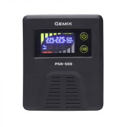  Gemix PSN-500 Black, 500VA, 300W,  , 2 ,   (PSN500VA) -  1
