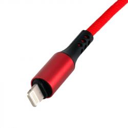  USB <-> Lightning + microUSB + Type-C , Extradigital, Red, 0.12  (KBU1759) -  2