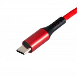  USB - Lightning + micro USB + Type-C 0.12  Extradigital Red (KBU1759) -  3