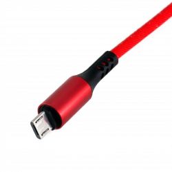  USB <-> Lightning + microUSB + Type-C , Extradigital, Red, 0.12  (KBU1759) -  4
