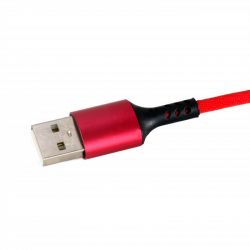  USB - Lightning + micro USB + Type-C 0.12  Extradigital Red (KBU1759) -  5