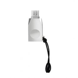  Hoco OTG UA10 USB - micro USB (F/M) Silver (6957531070283) -  1