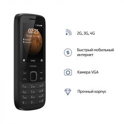 Nokia 225 4G Dual Sim Black -  4