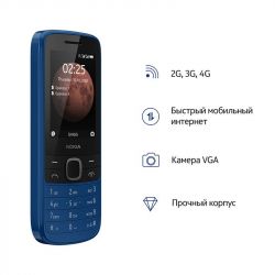 Nokia 225 4G Dual Sim Blue -  4