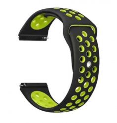  BeCover Nike Style  Xiaomi iMi KW66/Mi Watch Color/Haylou LS01/LS02/Haylou Smart Watch Solar LS05 Black-Yellow (705805)