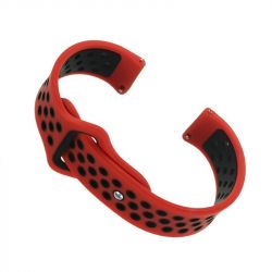  BeCover Vents Style  Xiaomi iMi KW66/Mi Watch Color/Watch S1 Active/Haylou LS01/LS05 Red-Black (705808)