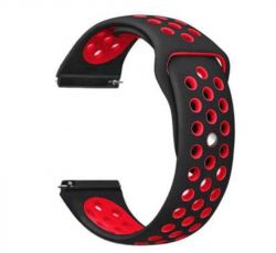  BeCover Nike Style  Samsung Galaxy Watch/Active/Active 2/Watch 3/Gear S2 Classic/Gear Sport Black-Red (705695)