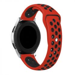  BeCover Nike Style  Samsung Galaxy Watch/Active/Active 2/Watch 3/Gear S2 Classic/Gear Sport Red-Black (705700) -  2