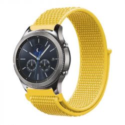  BeCover Nylon Style  Samsung Galaxy Watch 42mm/Watch Active/Active 2 40/44mm/Watch 3 41mm/Gear S2 Classic/Gear Sport Yellow (705824)