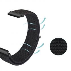 Ремешок BeCover Nylon Style для Xiaomi iMi KW66/Mi Watch Color/Haylou LS01/Watch S1 Active White (705886) - Картинка 3