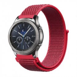  BeCover Nylon Style  Samsung Galaxy Watch 42mm/Watch Active/Active 2 40/44mm/Watch 3 41mm/Gear S2 Classic/Gear Sport Red (705822)