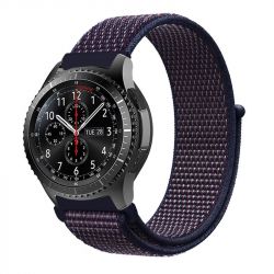  BeCover Nylon Style  Samsung Galaxy Watch 42mm/Watch Active/Active 2 40/44mm/Watch 3 41mm/Gear S2 Classic/Gear Sport Deep Blue (705820)