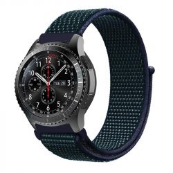  BeCover Nylon Style  Samsung Galaxy Watch 42mm/Watch Active/Active 2 40/44mm/Watch 3 41mm/Gear S2 Classic/Gear Sport Blue-Green (705819)