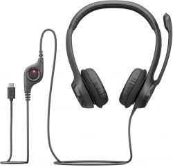 ��������� Logitech H390 USB-C Midnight Black (981-001576) - �������� 4