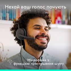 Гарнітура Logitech Zone Wired 2 USB Graphite (981-001619) - Картинка 3