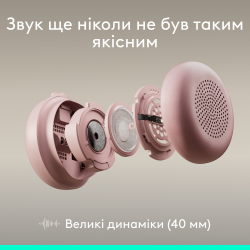 Гарнітура Logitech Zone Wired 2 USB Rose (981-001620) - Картинка 4