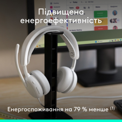 ��������� Logitech Zone Wired 2 USB Off-White (981-001621) - �������� 8
