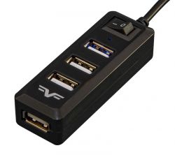  USB 2.0 Frime 4USB2.0 Black (FH-20000) -  2