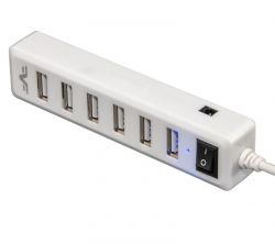 ������������ USB 2.0 Frime FH-20041 White, 7 ����� - �������� 2