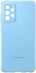 Чохол-накладка Samsung Silicone Cover для Samsung Galaxy A72 SM-A725 Blue (EF-PA725TLEGRU) - Картинка 4