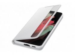 Чехол-книжка Samsung Smart Clear View Cover для Samsung Galaxy S21 Ultra SM-G998 Light Gray (EF-ZG998CJEGRU) - Картинка 3