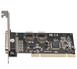  Frime MCS9865 (ECF-PCIto2S1PMCS9865.LP) PCI-2xRS232+1xLTP -  2