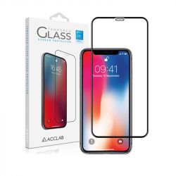 �������� ������ ACCLAB Full Glue ��� Apple iPhone 11 Pro/X/XS Black (1283126508189)