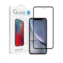 �������� ������ ACCLAB Full Glue ��� Apple iPhone 11/XR Black (1283126508196)