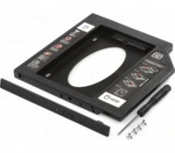 Шасси для ноутбука 1stCharger, Black, 9.5 мм, для SATA 2.5", пластиковый корпус (HDC1ST950-2)