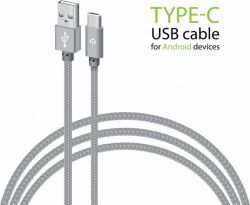  Intaleo CBGNYT1 USB-USB Type-C 1 Grey (1283126489136)