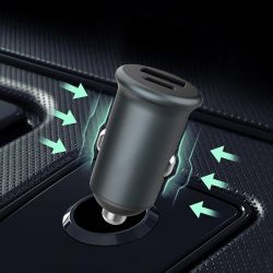   ColorWay 2USB Car (Type-C PD20W + USB QC3.0 ) (38W) Gray (CW-CHA029PD-GR) -  8