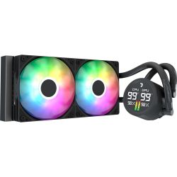 ������� �������� ����������� AeroCool Abyss L240R Digi Black (ACLA-AD24117.11)
