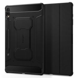- Spigen Rugged Armor Pro  Samsung Galaxy Tab S9+ 12.4 SM-X810/SM-X816 / Tab S10+ 12.4 SM-X820/SM-X826 Black (ACS06539)