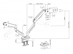 � ��������� Anda Seat Stealth Pro II 17"-42" Black (AD-W-A9-2S-BB) (VESA100�100) - �������� 11