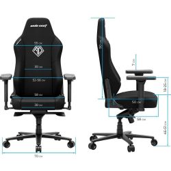 ����� ��� ������� Anda Seat Phantom 3 Size XL Fabric Gray (AD18XL-52-G-F-G01) - �������� 9